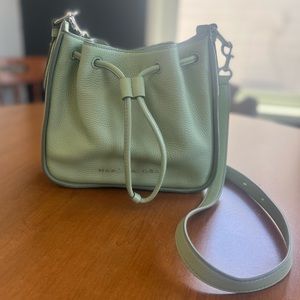 Marc Jacobs mini leather bucket bag. (Mint)